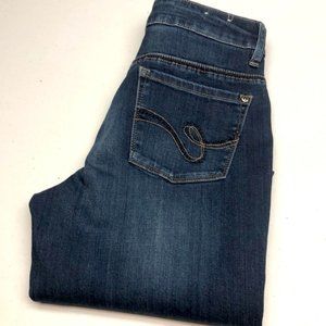 STRETCH SANTANA HIGH-RISE STRAIGHT LEG CROP JEANS 6/28x25 ⭐️